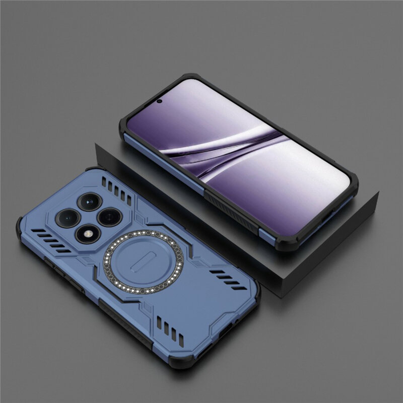 Husa Xiaomi Redmi Note 15 Pro 5G Techsuit ArmorMag Case, albastru