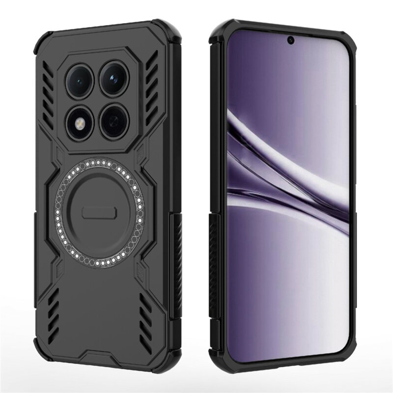 Husa Xiaomi Redmi Note 15 Pro 5G Techsuit ArmorMag Case, negru