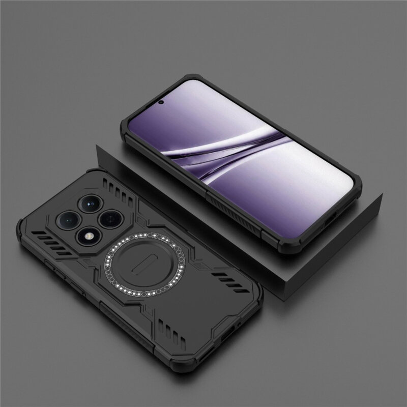 Husa Xiaomi Redmi Note 15 Pro 5G Techsuit ArmorMag Case, negru