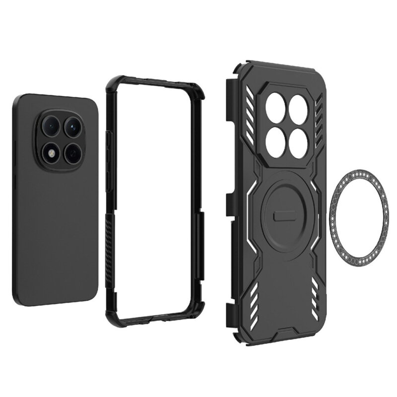 Husa Xiaomi Redmi Note 15 Pro 4G Techsuit ArmorMag Case, albastru