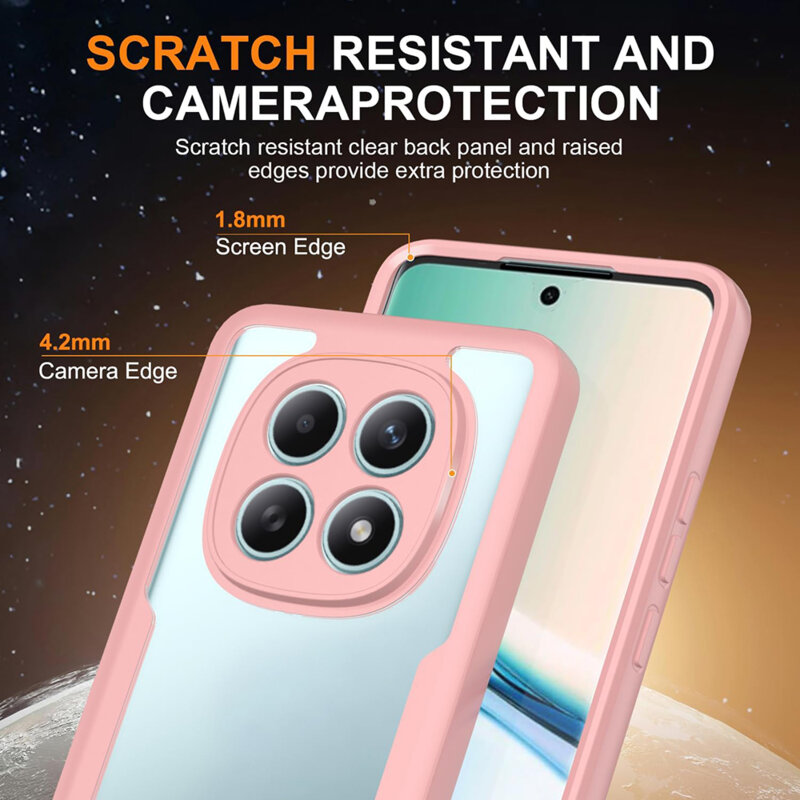 Husa 360° Xiaomi Redmi Note 15 4G Techsuit ColorVerse, roz