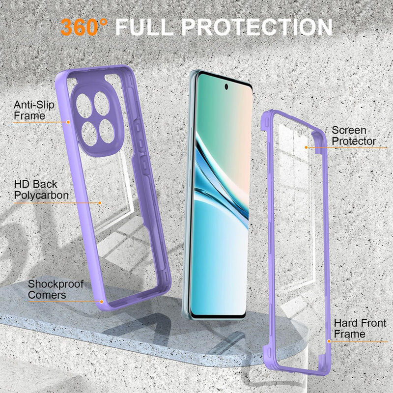 Husa 360° Xiaomi Poco M8 5G Techsuit ColorVerse, mov