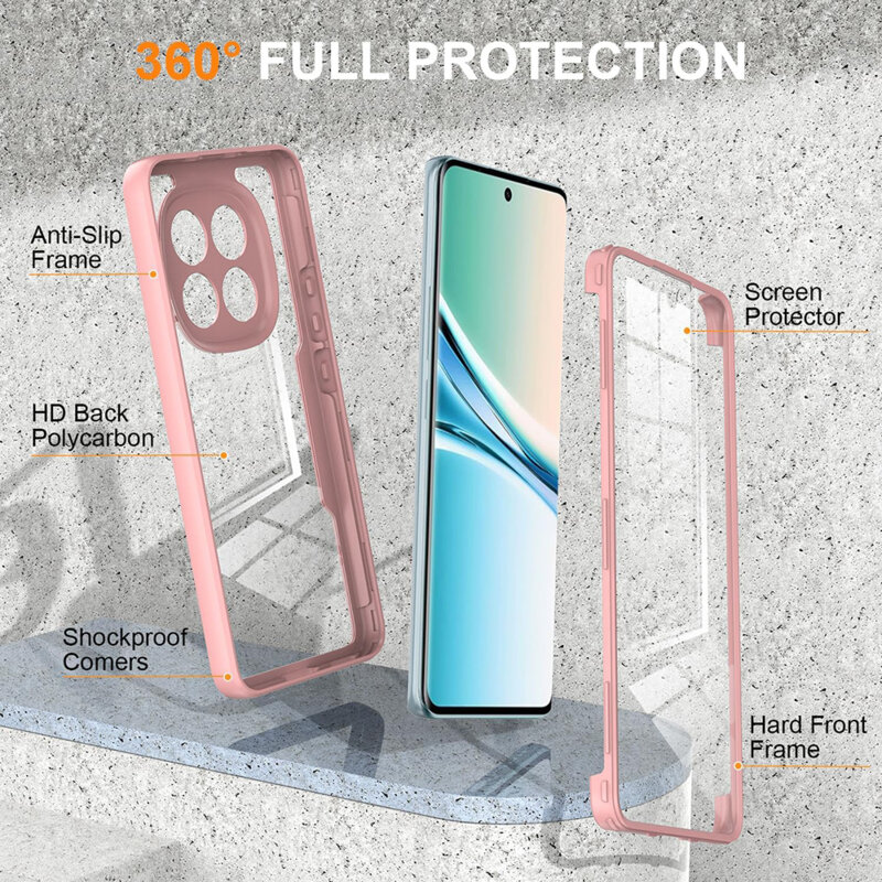 Husa 360° Xiaomi Redmi Note 15 5G Techsuit ColorVerse, roz