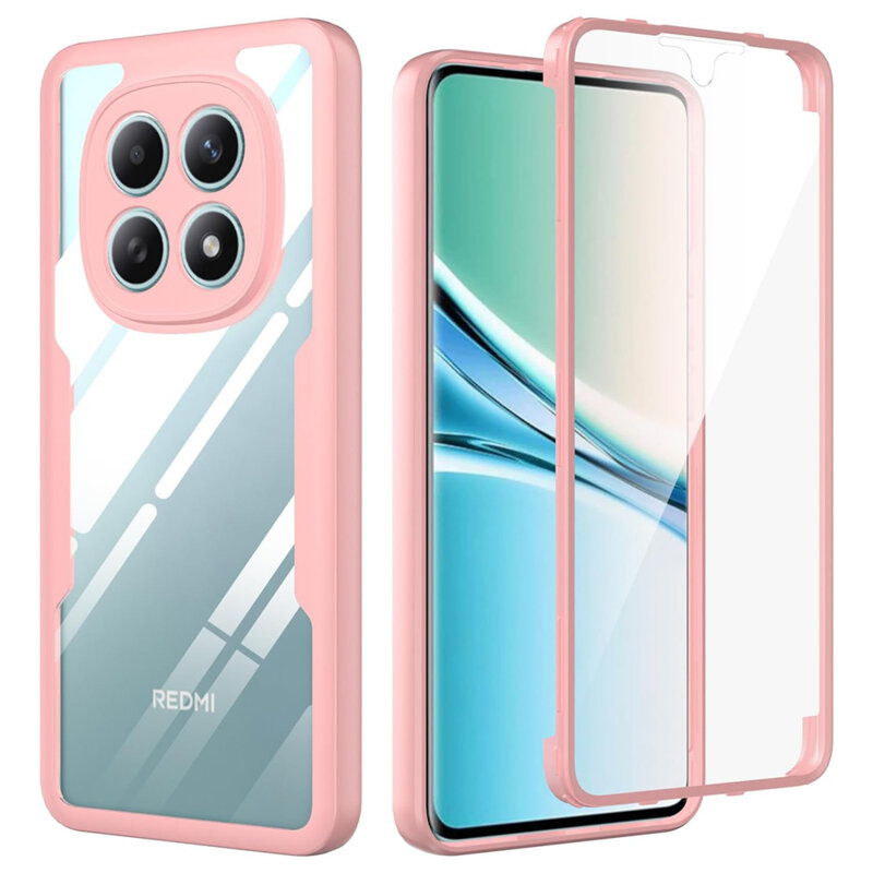 Husa 360° Xiaomi Poco M8 5G Techsuit ColorVerse, roz