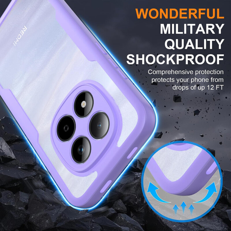 Husa 360° Xiaomi Poco M8 Pro 5G Techsuit ColorVerse, mov