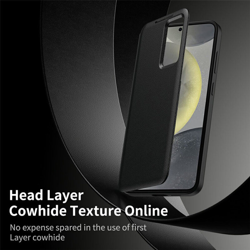 Husa tip carte Samsung Galaxy A37 5G SmartView Series, negru