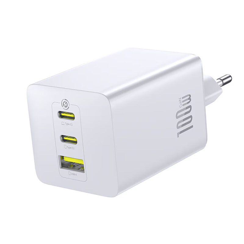 Incarcator priza USB, 2x Type-C, 100W, Baseus EnerFill FE11, P10182102213-00
