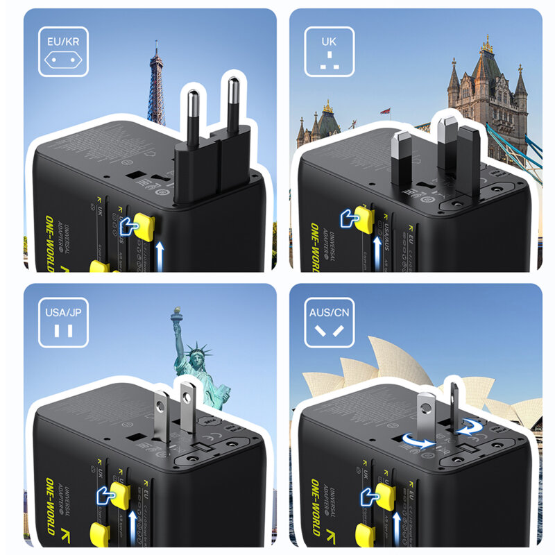 Adaptor de retea 45W cu cablu Type-C Baseus, negru, E0307F00