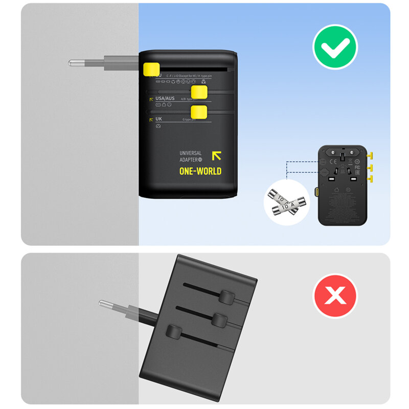 Adaptor de retea 45W cu cablu Type-C Baseus, negru, E0307F00