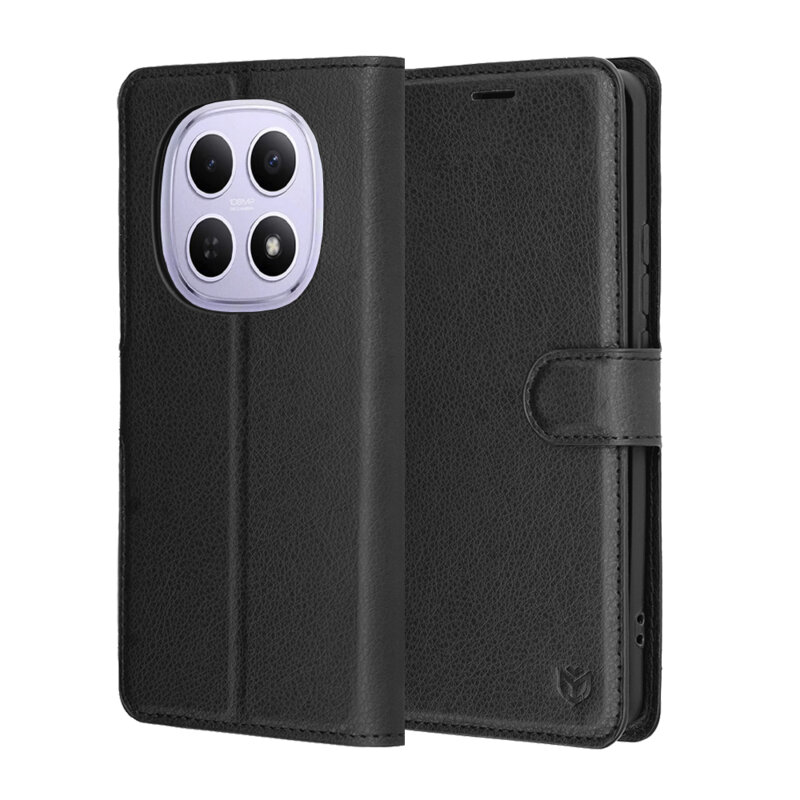 Husa Xiaomi Redmi Note 15 5G Techsuit Leather Folio, negru