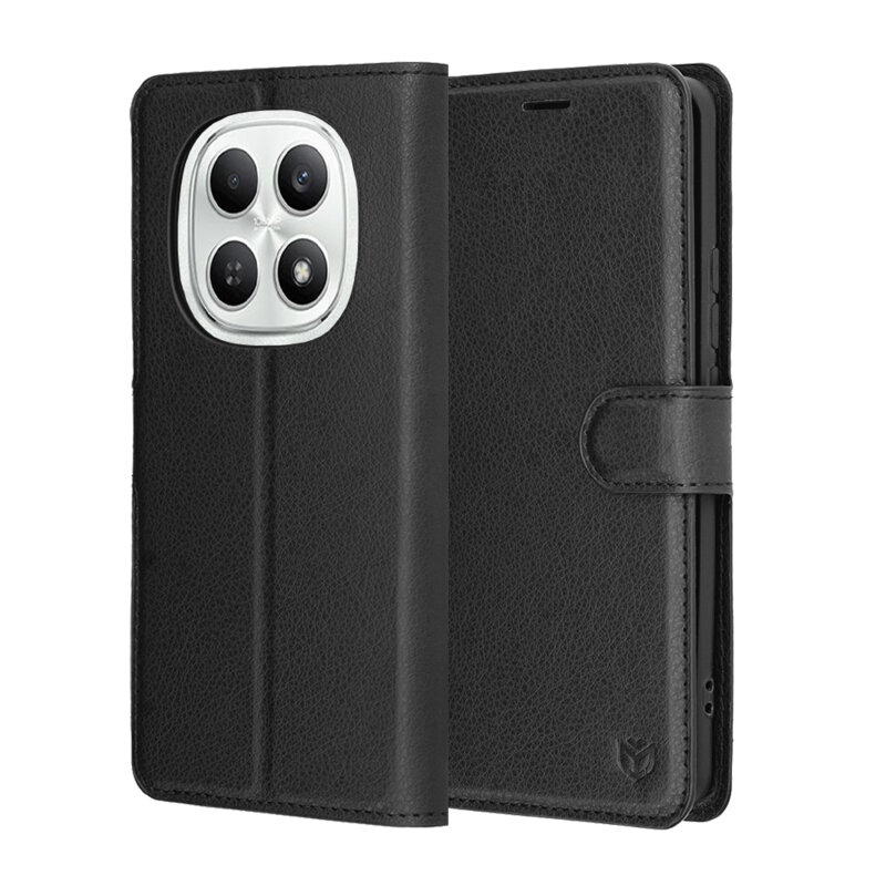 Husa Xiaomi Redmi Note 15 4G Techsuit Leather Folio, negru