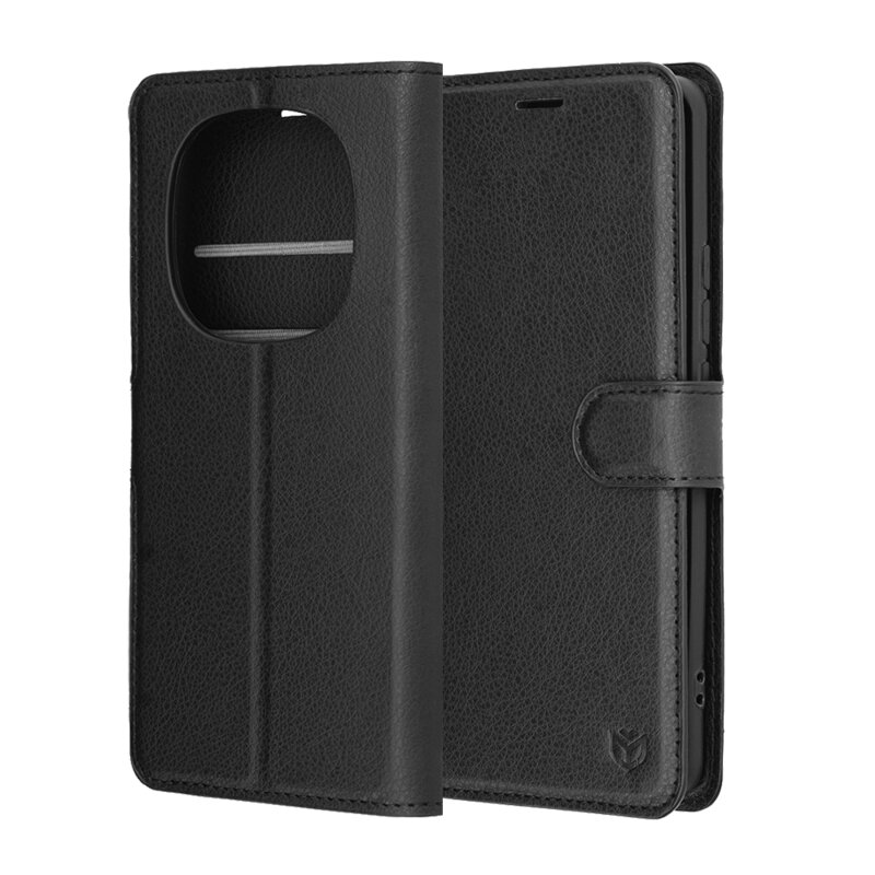Husa Xiaomi Redmi Note 15 4G Techsuit Leather Folio, negru
