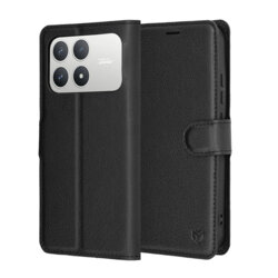 Husa Xiaomi Poco F8 Pro Techsuit Leather Folio, negru