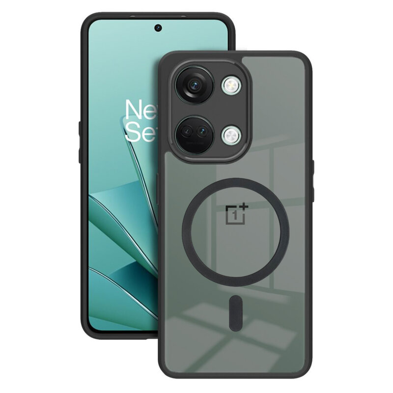 Husa OnePlus Nord 3 Techsuit PureFrost MagSafe, negru frost