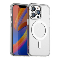 Husa iPhone 12 Pro Max Techsuit CandyCase MagSafe, alb