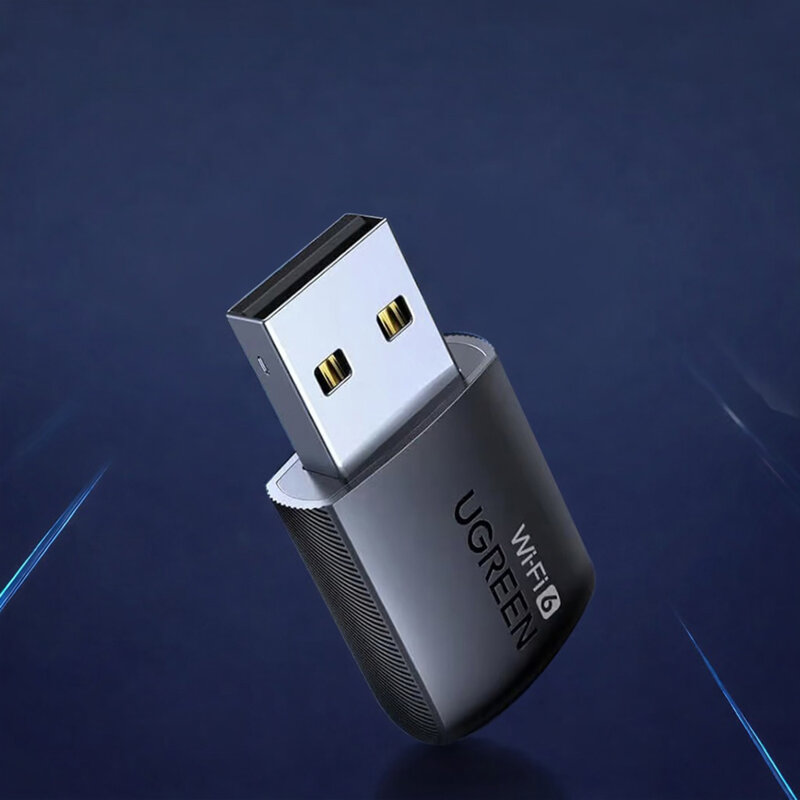 Adaptor Wi-Fi USB dual-band Ugreen, 2.4Ghz/5Ghz, negru, 35264