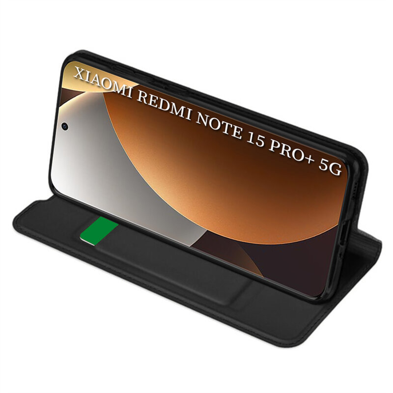 Husa Xiaomi Redmi Note 15 Pro+ 5G Techsuit Magskin Book, negru