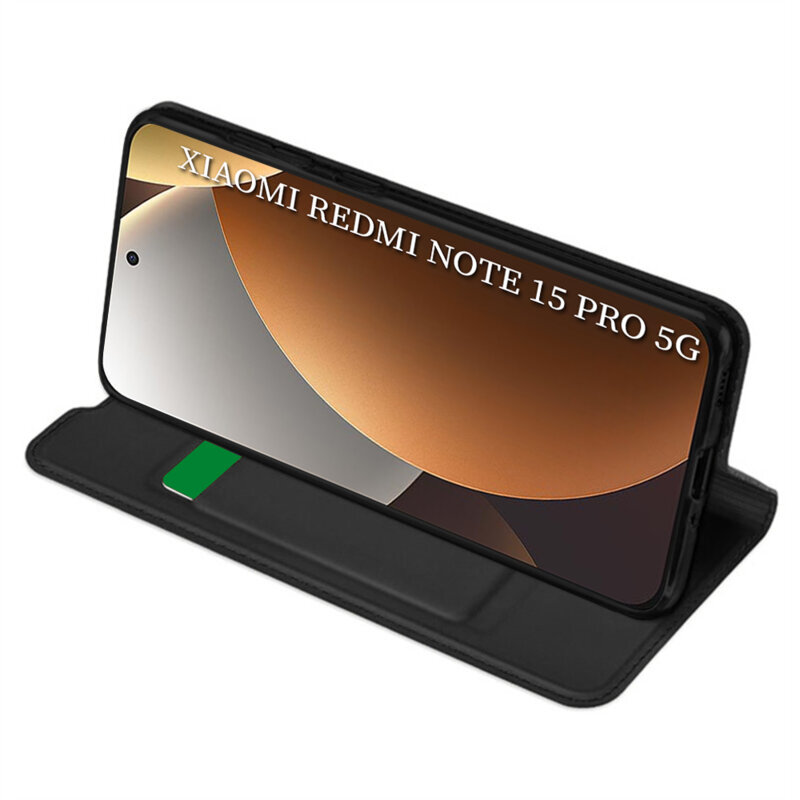 Husa Xiaomi Redmi Note 15 Pro 5G Techsuit Magskin Book, negru