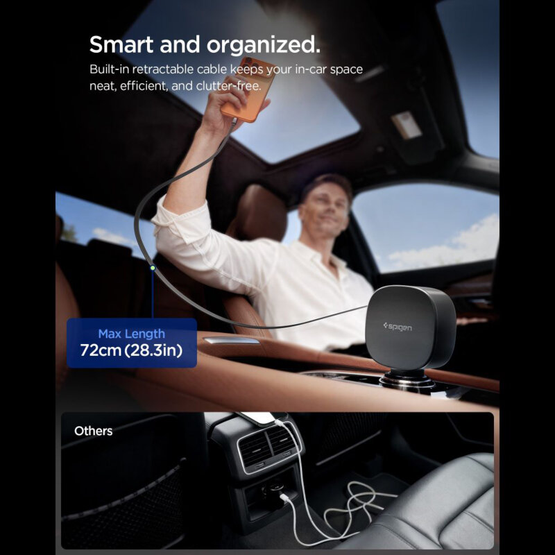 Incarcator auto USB, Type-C Fast Charge, 60W Spigen, EV603BT