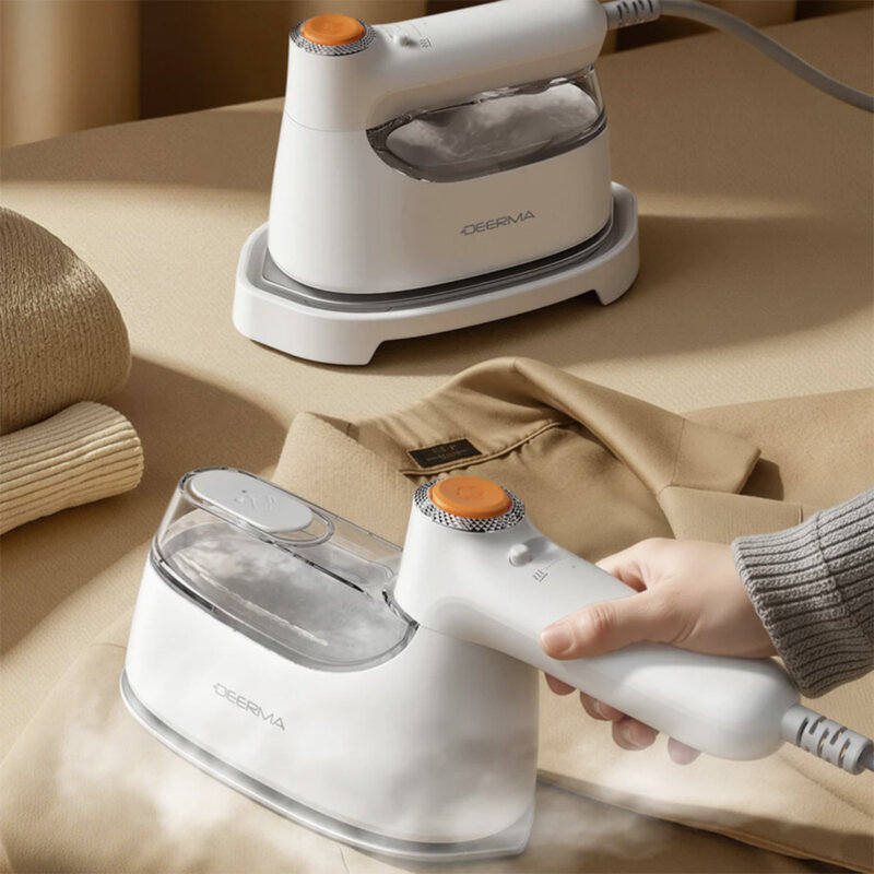 Fier de calcat cu aburi, steamer portabil Deerma GT01, 25000Pa