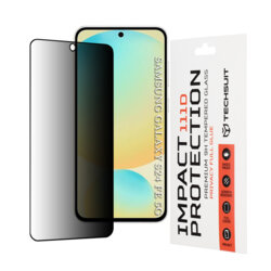 Folie sticla Samsung Galaxy S24 FE Techsuit 111D Privacy Full Glue, negru