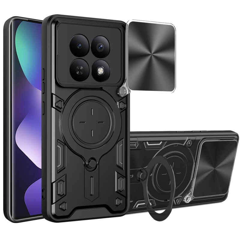 Husa Xiaomi Redmi Note 15 4G Techsuit CamGuard Pro, negru