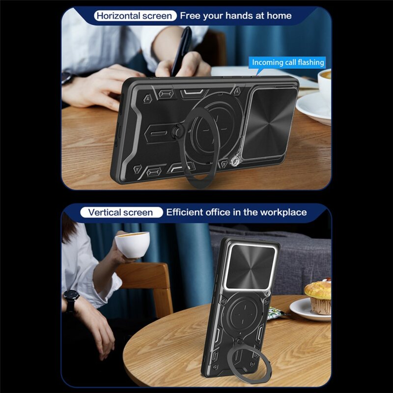 Husa Xiaomi Redmi Note 15 4G Techsuit CamGuard Pro, negru