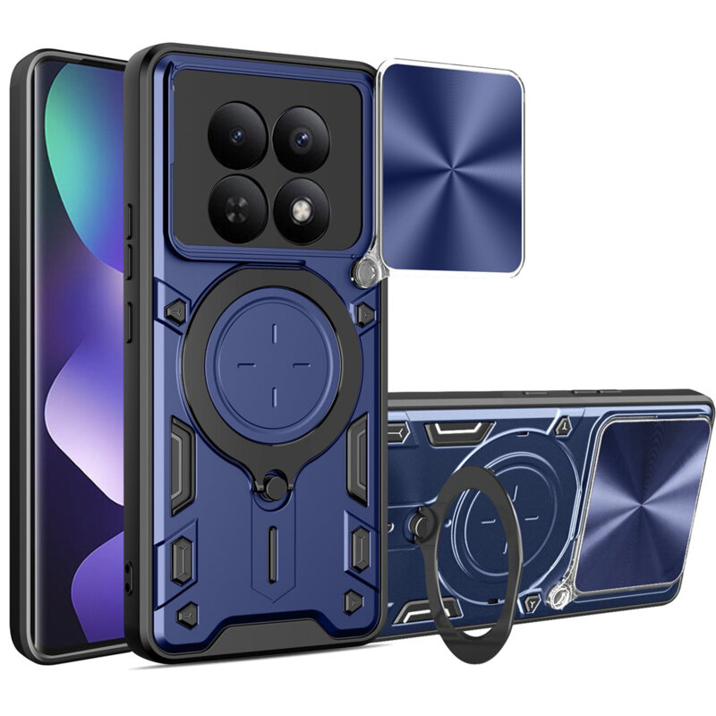 Husa Xiaomi Redmi Note 15 4G Techsuit CamGuard Pro, albastru