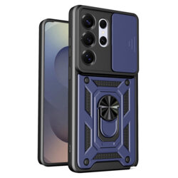 Husa Samsung Galaxy S26 Ultra protectie camera Techsuit CamShield Series, albastru