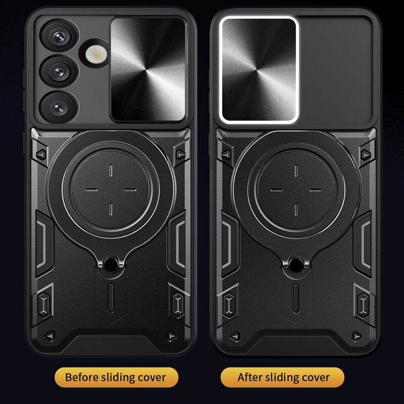 Husa Oppo Reno15 F Techsuit CamGuard Pro, negru