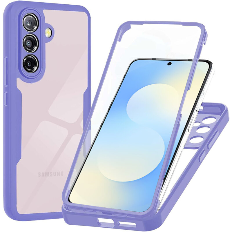 Husa 360° Samsung Galaxy A57 5G Techsuit ColorVerse, mov