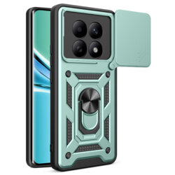 Husa Xiaomi Redmi Note 15 4G protectie camera Techsuit CamShield Series, verde