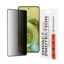 Folie sticla Motorola Moto G86 Power Techsuit 111D Privacy Full Glue, negru