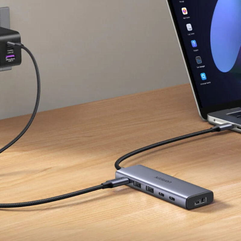 HUB 6in1 Type-C Ugreen CM511, 75586