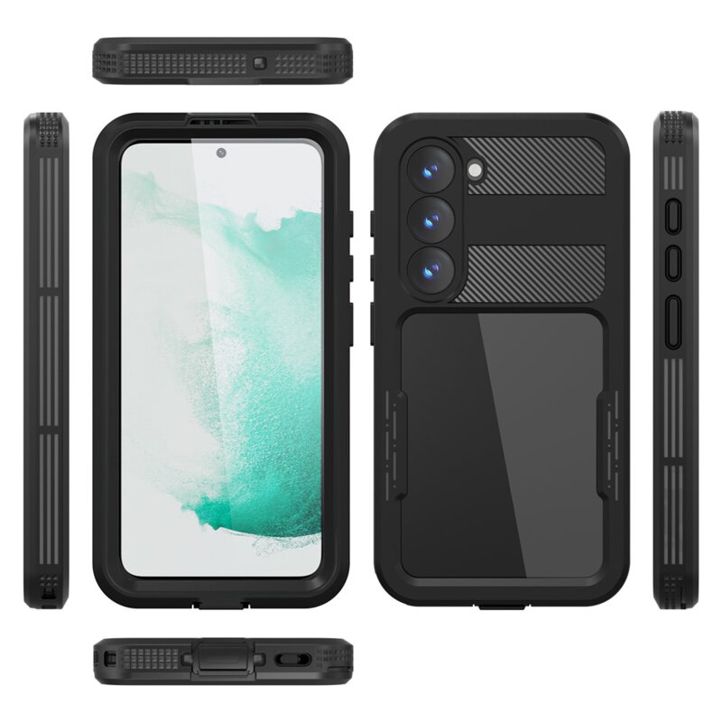 Husa impermeabila Samsung Galaxy S26 Plus ShellBox Waterproof IP68, negru