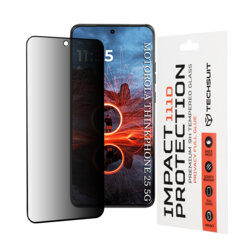 Folie sticla Motorola ThinkPhone 25 Techsuit 111D Privacy Full Glue, negru