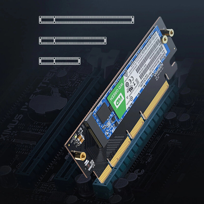 Adaptor card PCIe 4.0 la M.2 NVMe Ugreen, 64Gbps, 30715