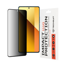 Folie sticla Xiaomi Redmi Note 13 5G Techsuit 111D Privacy Full Glue, negru