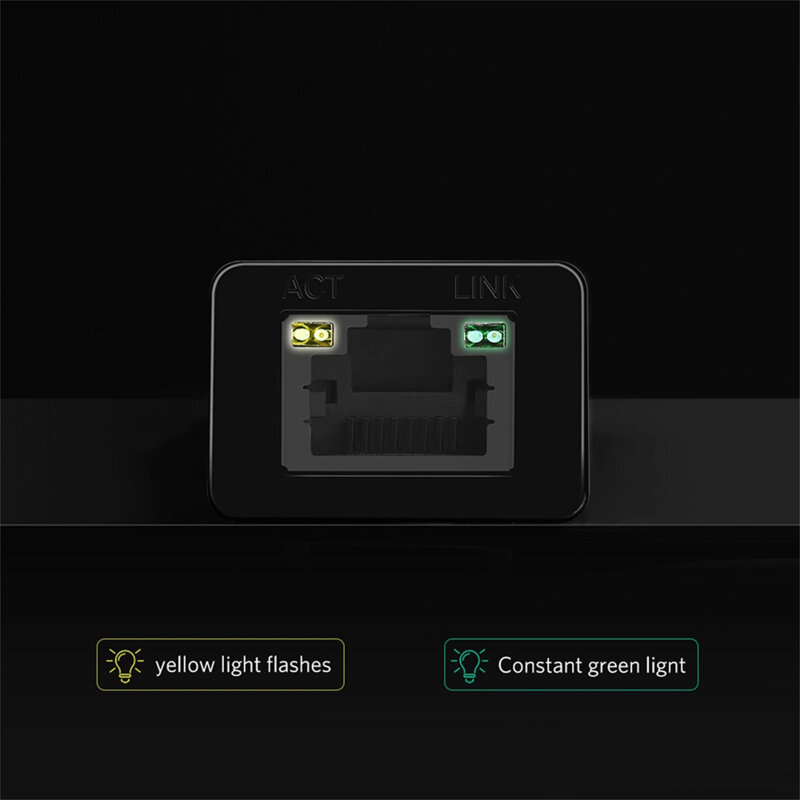 Adaptor retea USB-C la RJ45 Ugreen, 1000Mbps, negru, 50307