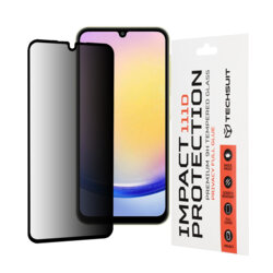Folie sticla Samsung Galaxy A25 5G Techsuit 111D Privacy Full Glue, negru