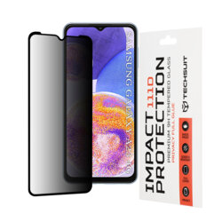 Folie sticla Samsung Galaxy A23 Techsuit 111D Privacy Full Glue, negru