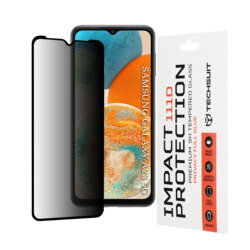 Folie sticla Samsung Galaxy A23 5G Techsuit 111D Privacy Full Glue, negru
