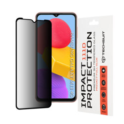 Folie sticla Samsung Galaxy M13 Techsuit 111D Privacy Full Glue, negru