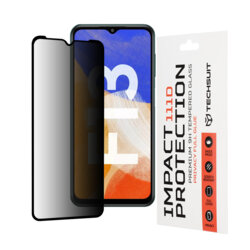Folie sticla Samsung Galaxy F13 Techsuit 111D Privacy Full Glue, negru