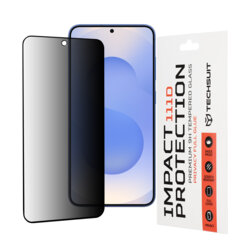 Folie sticla Samsung Galaxy S25 Techsuit 111D Privacy Full Glue, negru