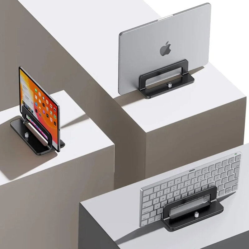 Suport laptop vertical pentru birou, reglabil Ugreen, negru, 25706