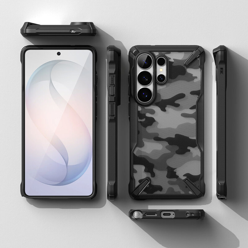 Husa Samsung Galaxy S26 Ultra Ringke Fusion X, camuflaj