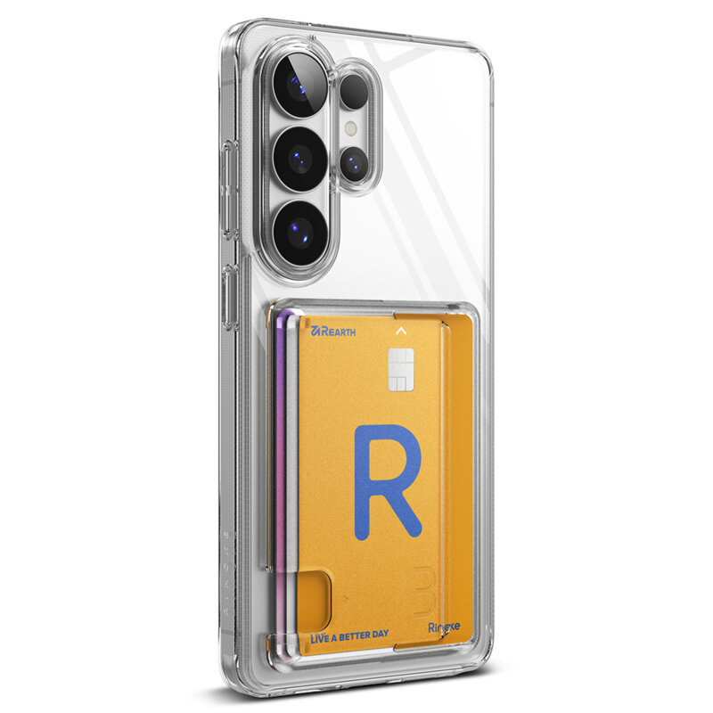 Husa Samsung Galaxy S26 Ultra Ringke Fusion Card, transparenta