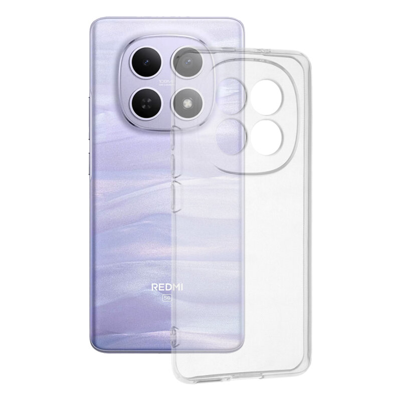 Husa Xiaomi Redmi Note 15 4G Techsuit Clear Silicone, transparenta