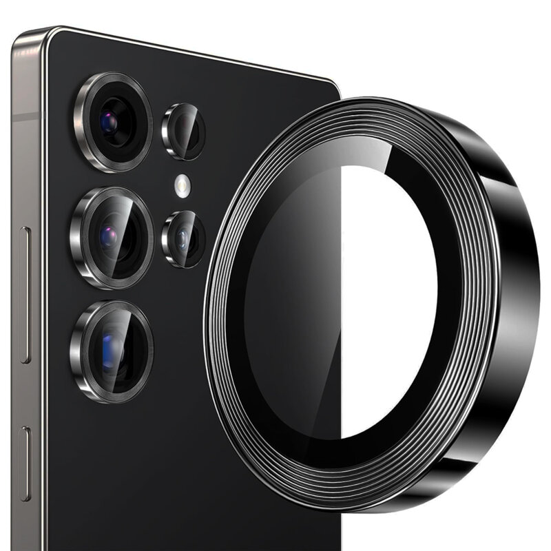 Folie sticla Samsung Galaxy S26 Ultra Lito S+ Camera Protector, negru